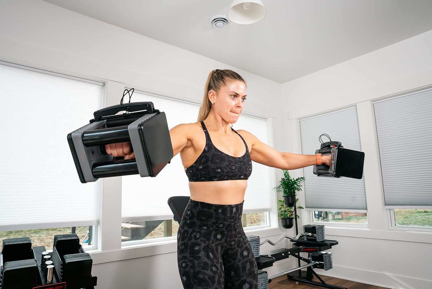 PowerBlock Elite EXP Adjustable Dumbbells, Sold in Pairs, Stage 1, 5-50 lb. Dumbbells, Durable Steel Build, Innovative Workout Equipment, All-in-One Dumbbells, Expandable with Expansion Kits