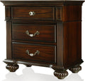 Syracuse Transitional Style Dark Walnut Finish Queen Size 6-Piece Bedroom Set