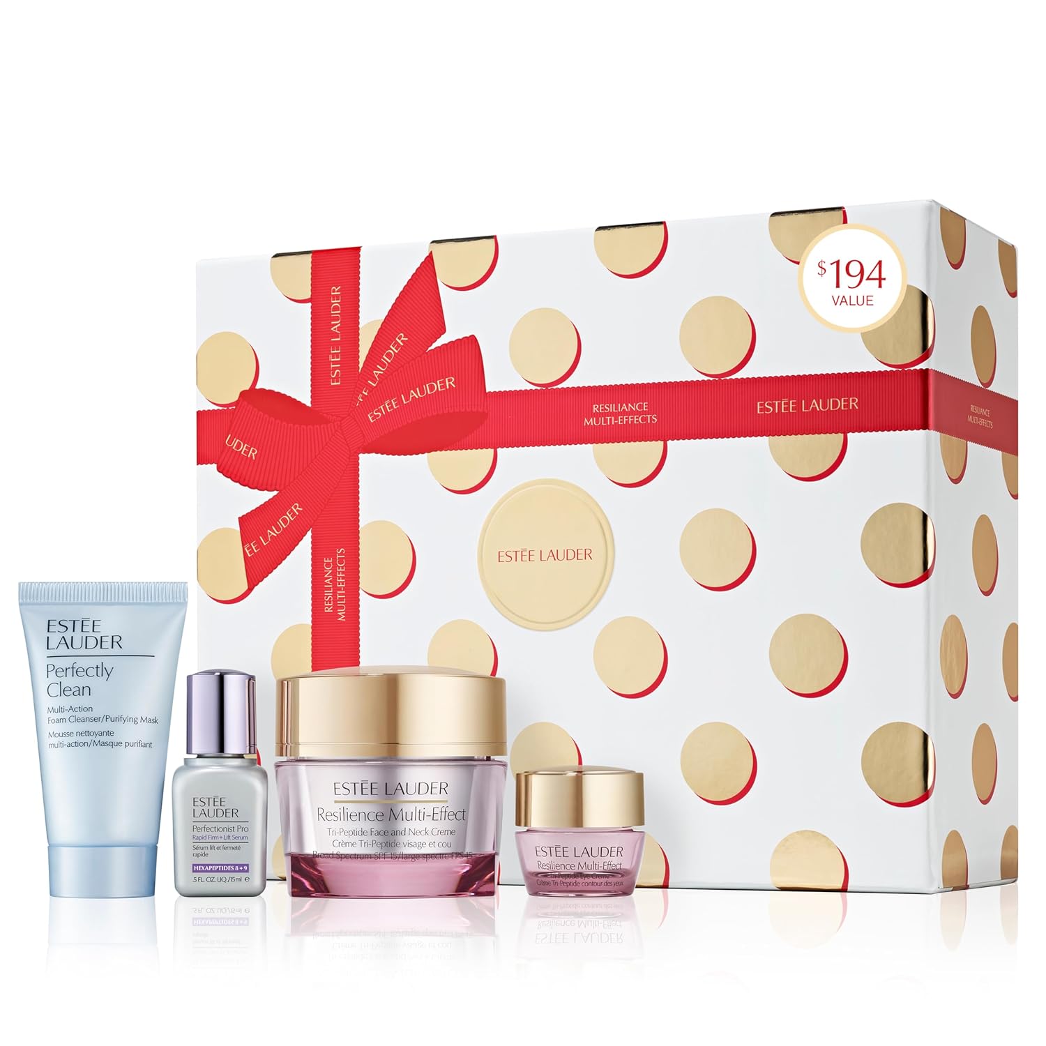 Estée Lauder Resilience Multi-Effect Tri-Peptide Face and Neck Moisturizer with SPF 15 | Plumping & Anti-Aging | Firming Cream