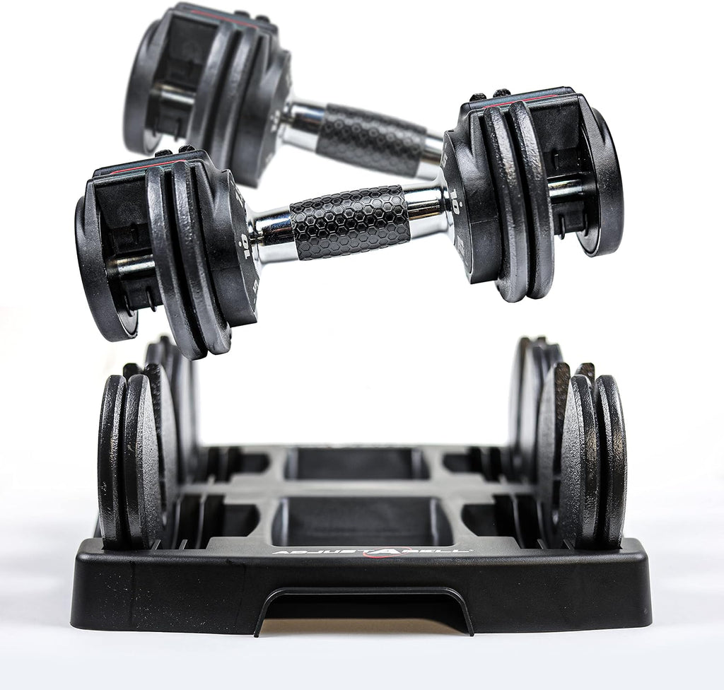 CAP ADJUSTABELL Adjustable Dumbbell Weights - Singles & Pairs | 12.5 lb, 25 lb & 55 lb | Multiple Handle Options
