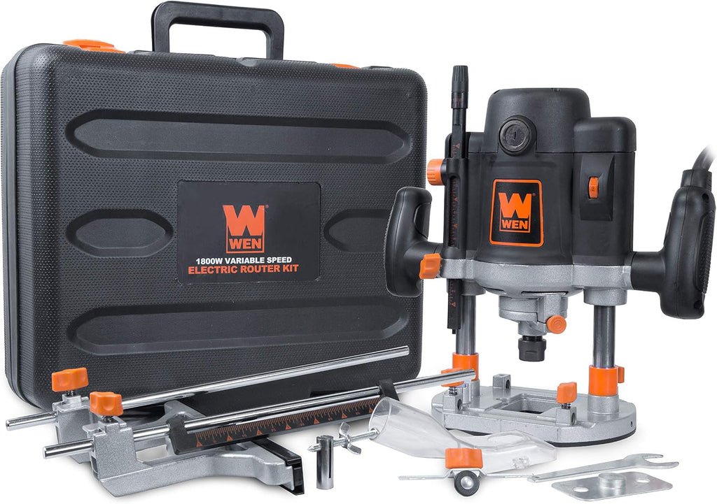 WEN 15-Amp Plunge Router & 8.5-Amp Biscuit Joiner Kit