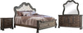 HOMES: Inside + Out Anitra Traditional California King 4 Piece Bed Set,