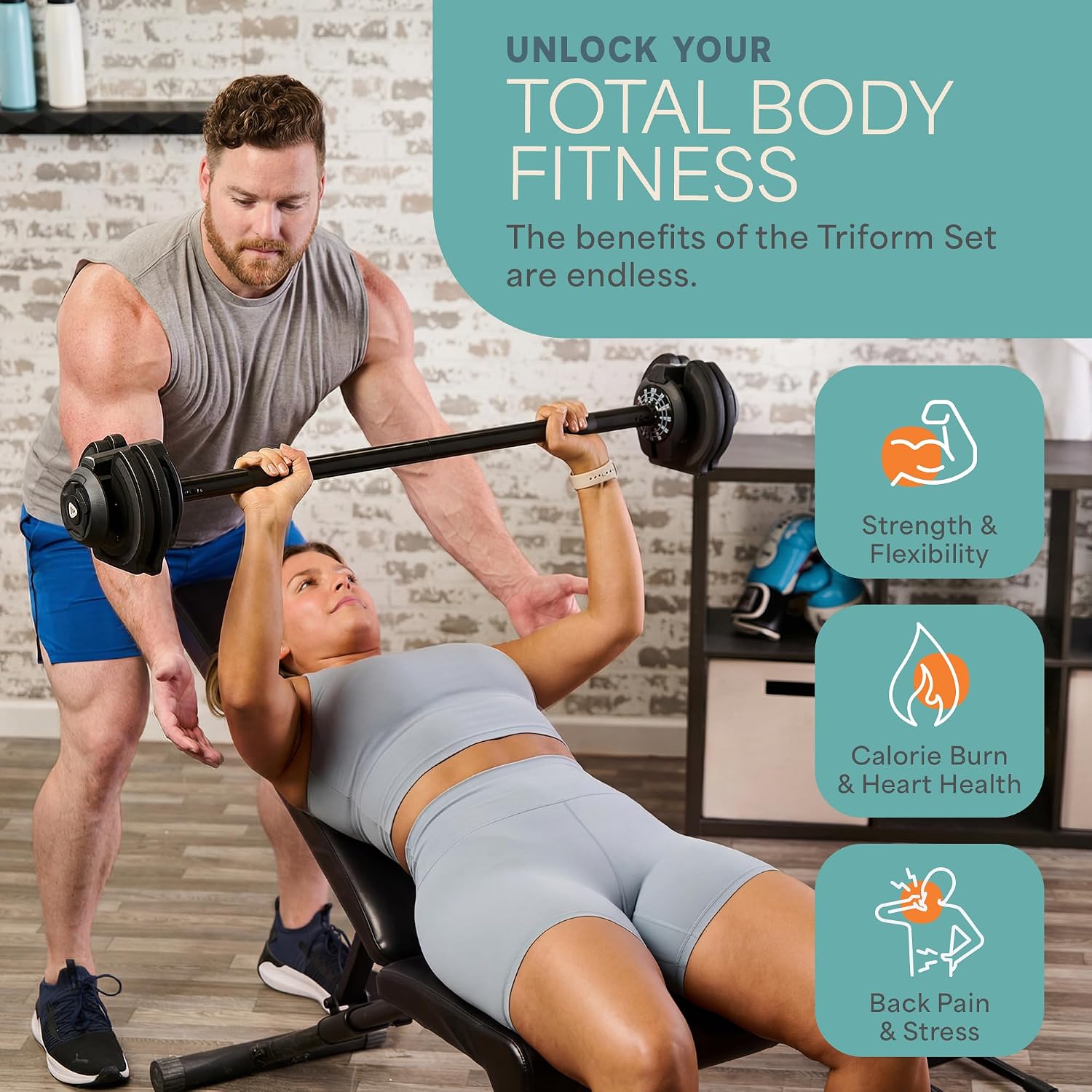 Lifepro Adjustable Dumbbells Set – Quick Adjustment, Anti Slip Handle – Space Saving & Strength Training Weights for Home Gym Exercise & Fitness