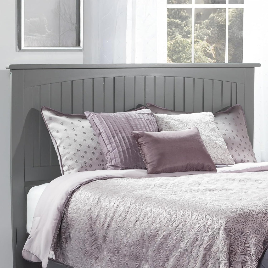 AFI, Nantucket King Solid Wood Panel Headboard, Grey