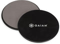 Gaiam Core Sliding Discs - Dual Sided Workout Sliders for Carpet & Hardwood Floor - Home Ab Pads Exercise Equipment Fitness Sliders for Women and Men