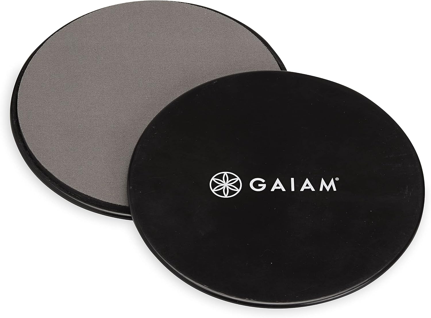 Gaiam Core Sliding Discs - Dual Sided Workout Sliders for Carpet & Hardwood Floor - Home Ab Pads Exercise Equipment Fitness Sliders for Women and Men