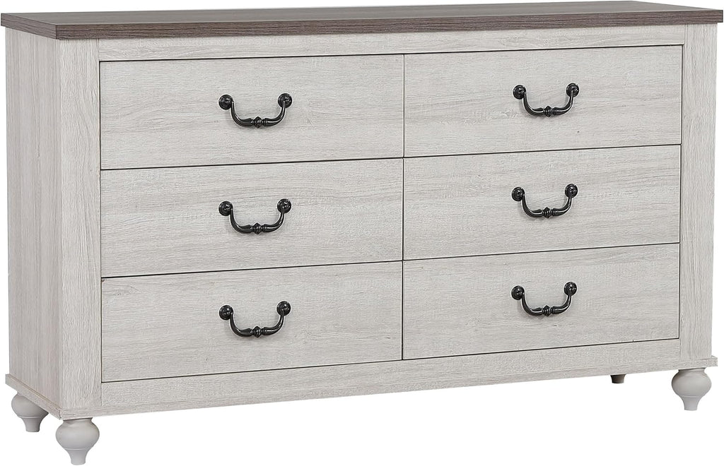 Coaster Home Furnishings Stillwood Farmhouse 4-Piece Bedroom Set California King Size Sleigh Bed Frame 55-inch Headboard Vintage Linen 223281KW-S4