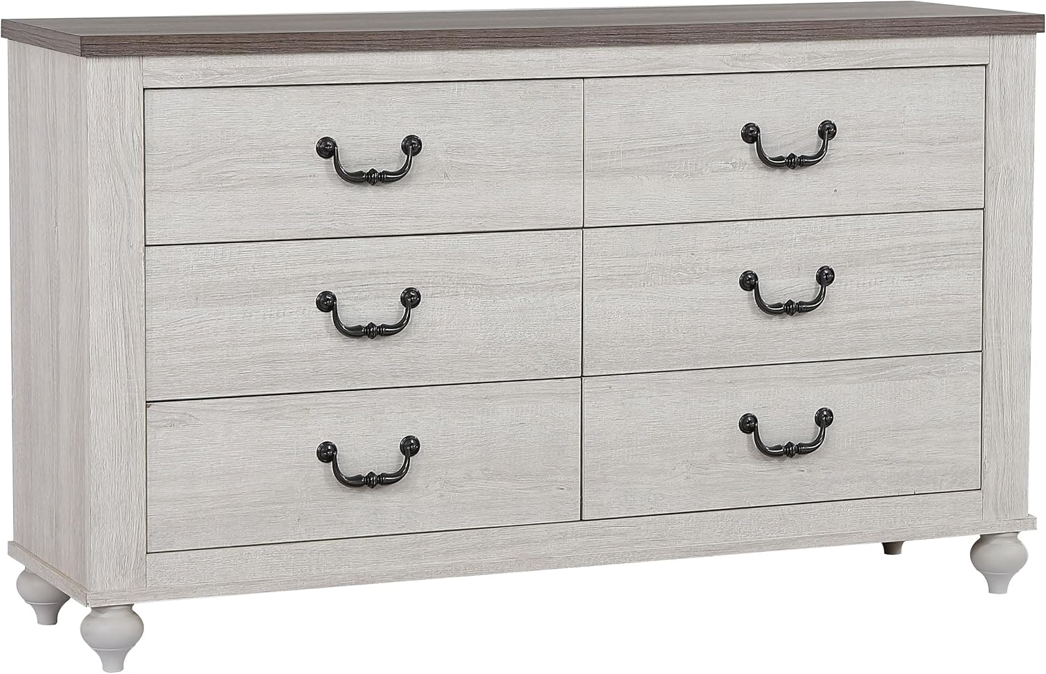 Coaster Home Furnishings Stillwood Farmhouse 4-Piece Bedroom Set California King Size Sleigh Bed Frame 55-inch Headboard Vintage Linen 223281KW-S4