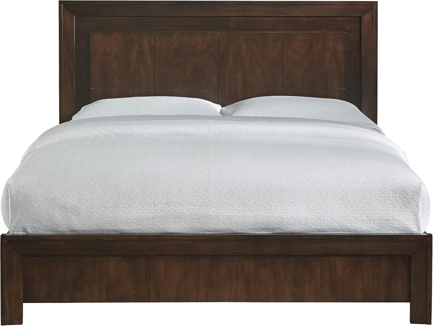 Modus Furniture Solid Wood Platform Bed, Full, Element - Chocolate Brown