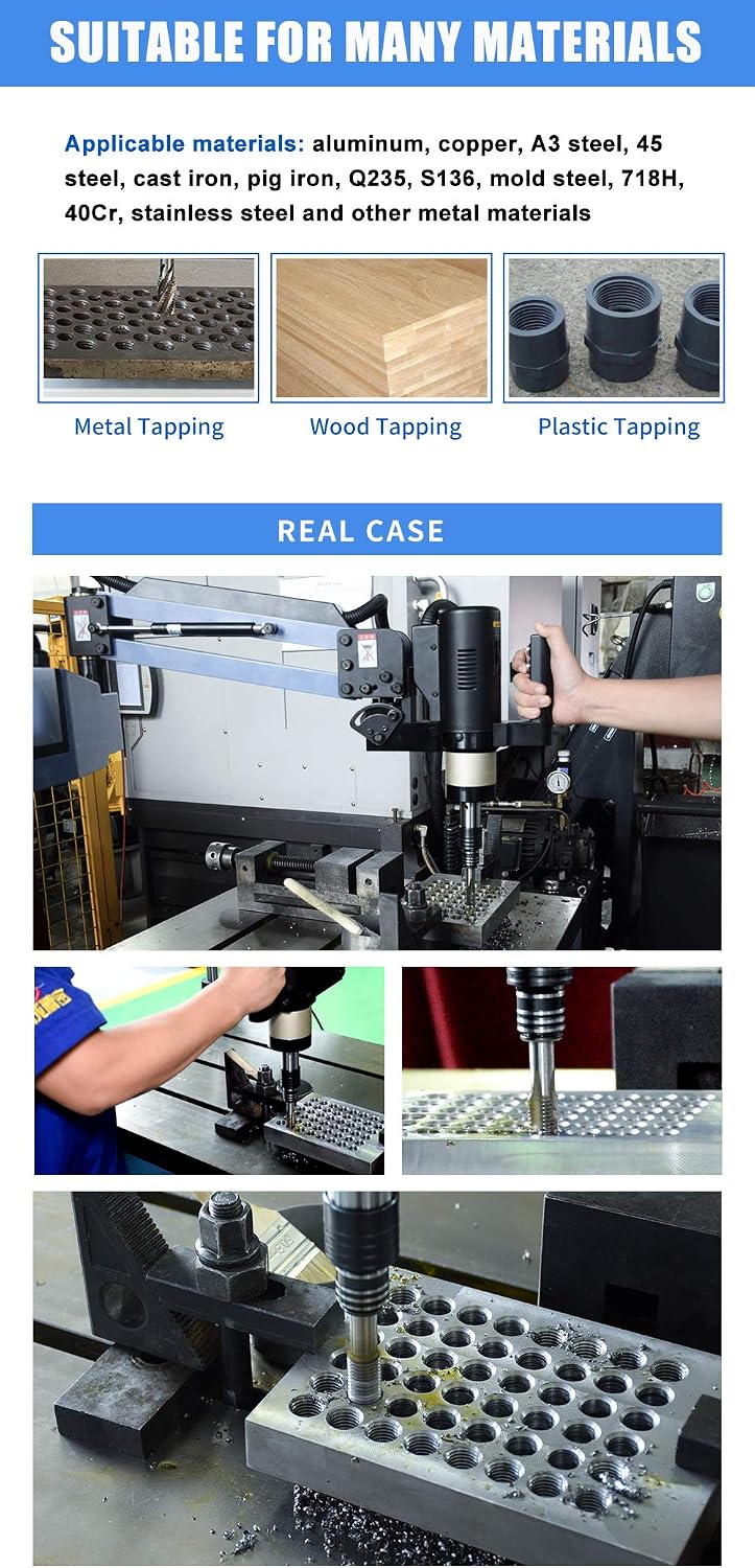 US Stock Magnetic Base for Electric Tapping Machine Small Size with High Magnetic 1000Kg Mobile Base Magnet for M24/M30/M36R Electric Tapping Arm Mobile Base