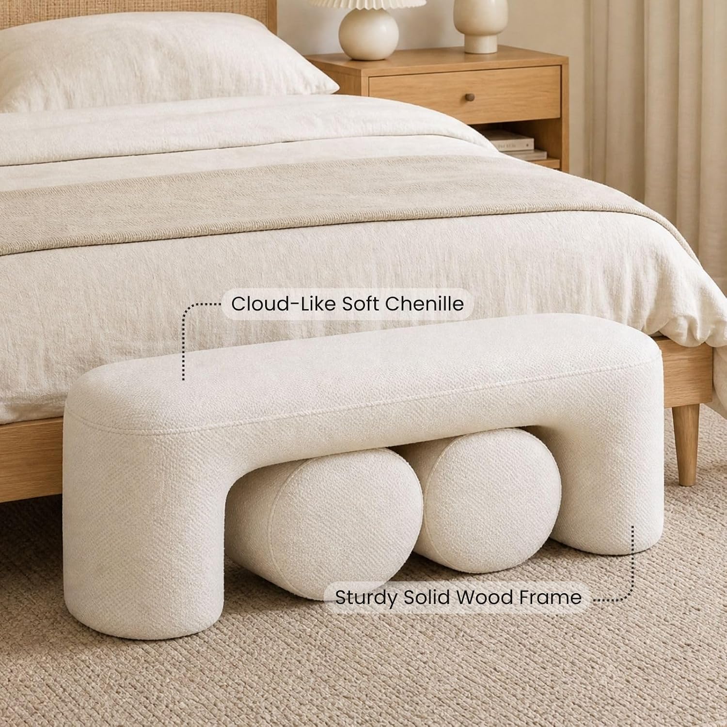 2653 Nesting Ottoman Bench Set