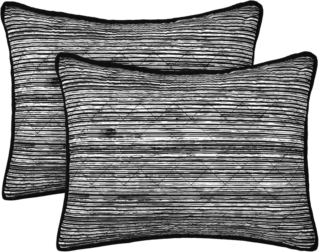 Royal Court Dalton - Black Twin/Twin XL 2PC. Quilt Set