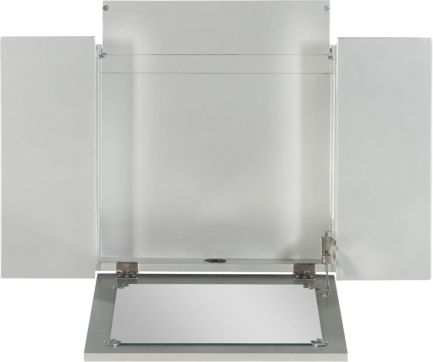 Linon Silver Harper Vanity Set, 32' W x 18' D x 46.75' H