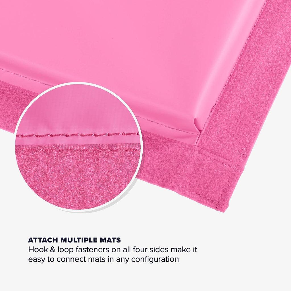 We Sell Mats - 4 ft x 8 ft x 2 in Premium Personal Fitness & Exercise Mat for Home Workout - Lightweight and Folds for Carrying – All Purpose Home Gym Mat – Thick Mat for Yoga, Pilates, Stretches