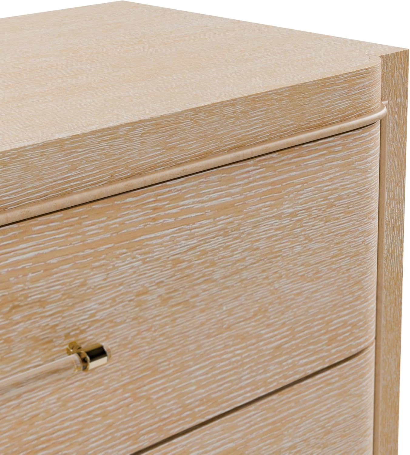 Furniture of America Saries Modern Solid Wood 2-Piece Bedroom Set with King Bed Frame and 2 Drawer Nightstand for Guest Room, Dorm, Home, Box Spring Needed, Natural Oak