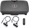Sunny Health & Fitness Fitboard Vibration Platform Exercise Machine with Multiple Speed Settings and Vibration Modes for Multipurpose Workouts