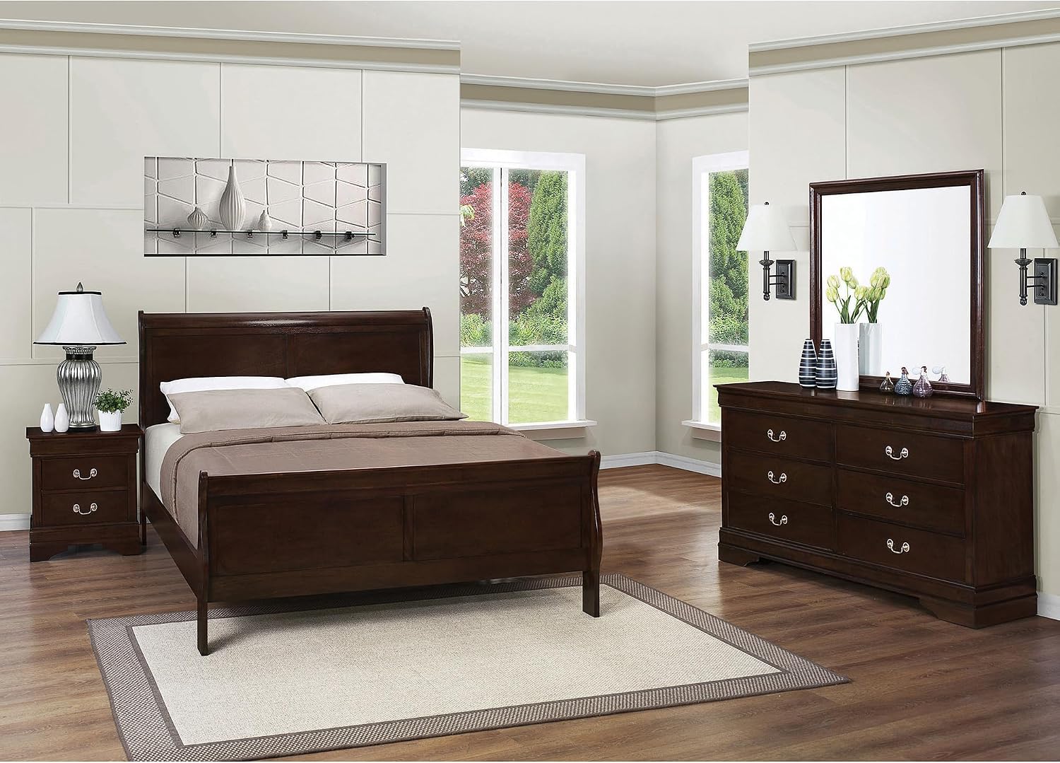 4-piece Eastern King Bedroom Set