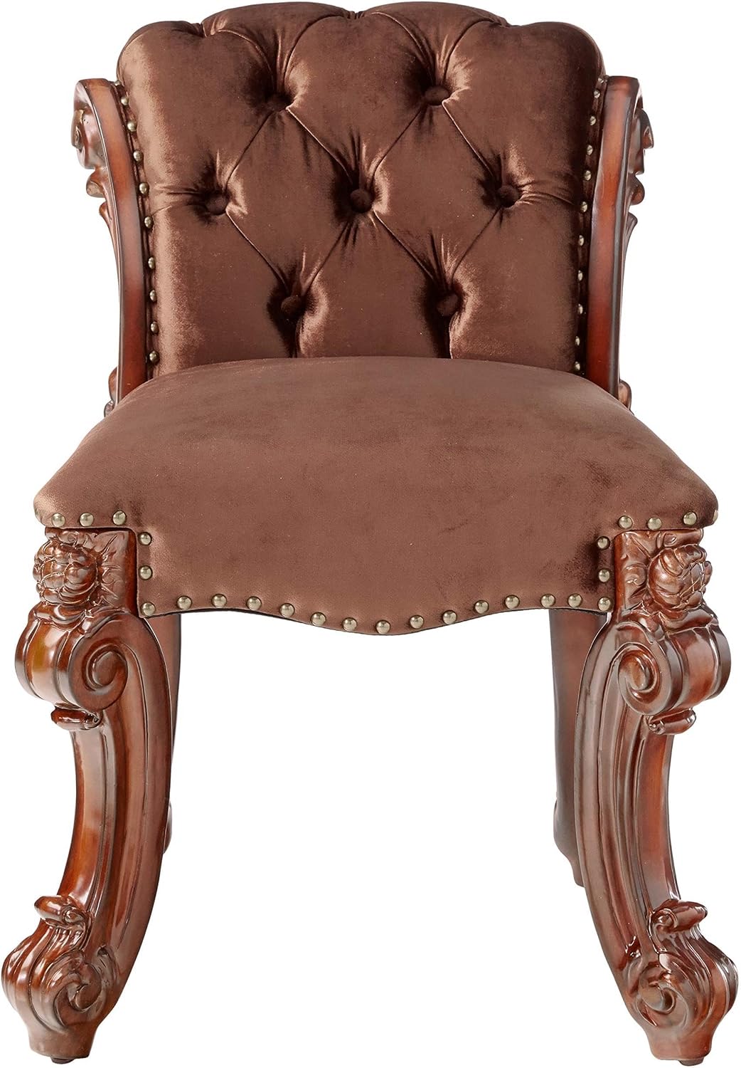 Acme Vendome Vanity Stool in Cherry