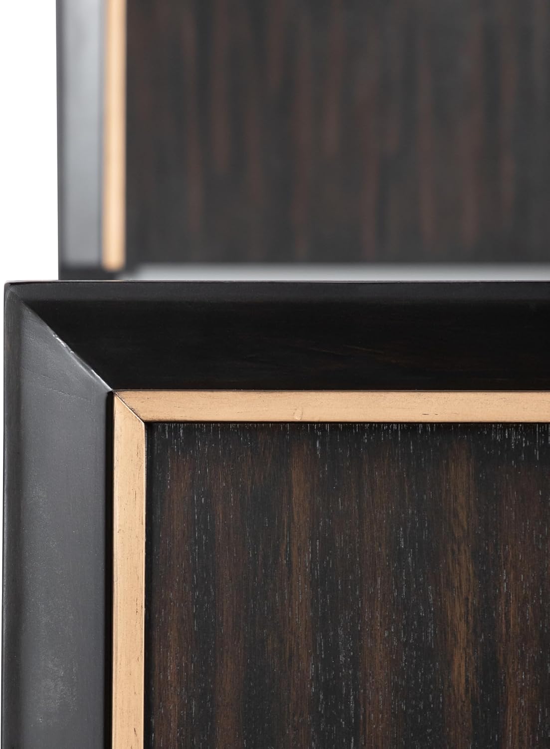 Furniture of America Samuel Modern Solid Wood 3-Piece Bedroom Collection Bed Frame and 2-Drawer Nightstands Set of 2, Box Spring Required, Espresso, Queen