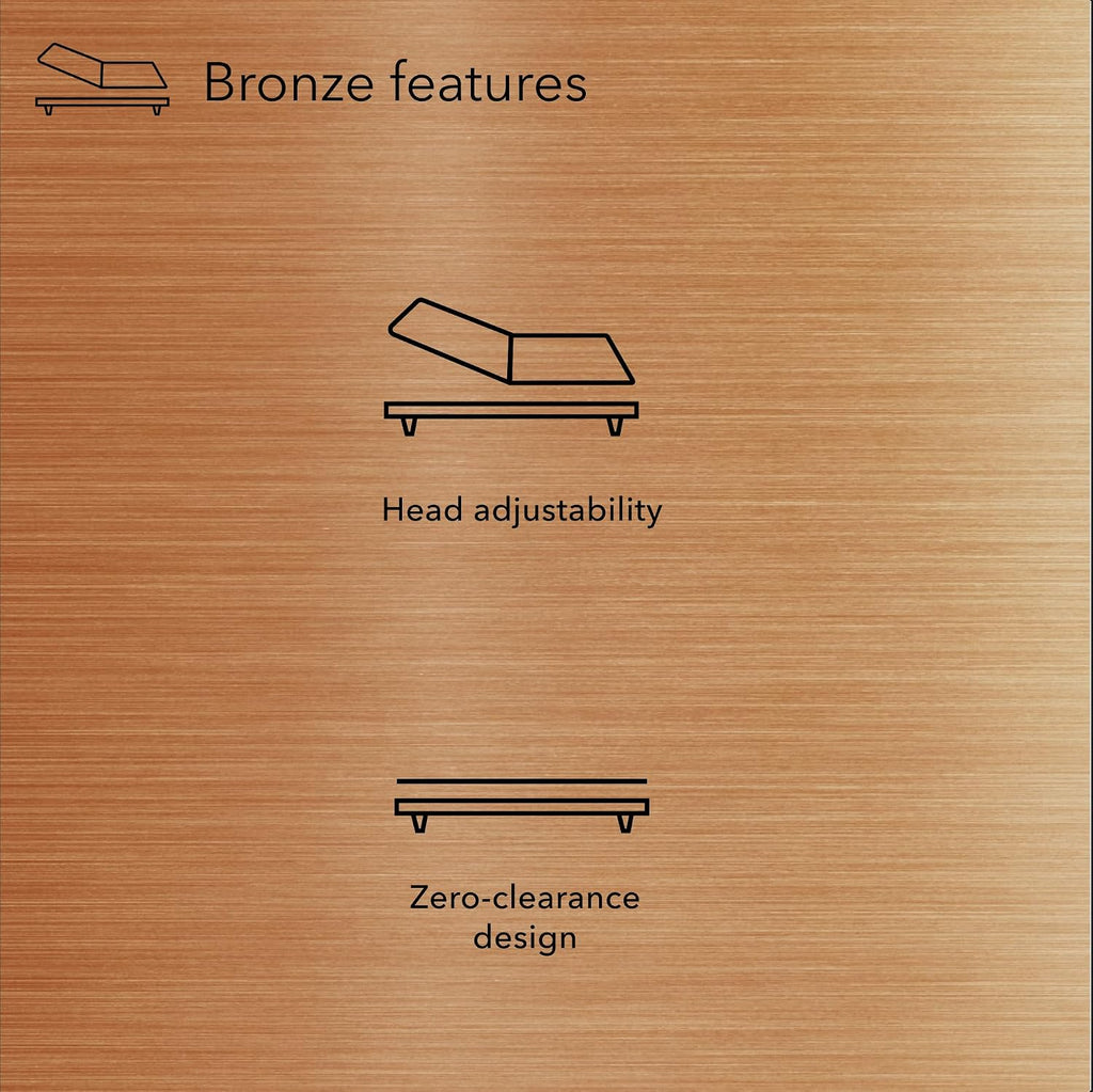 Beautyrest baselogic Level 1 Adjustable Base Bed Frame - Twin XL - Head Adjustability, Wired Remote, Removable Legs for Zero-Clearance Design, and Foldable for Convenient Mobility and Storage