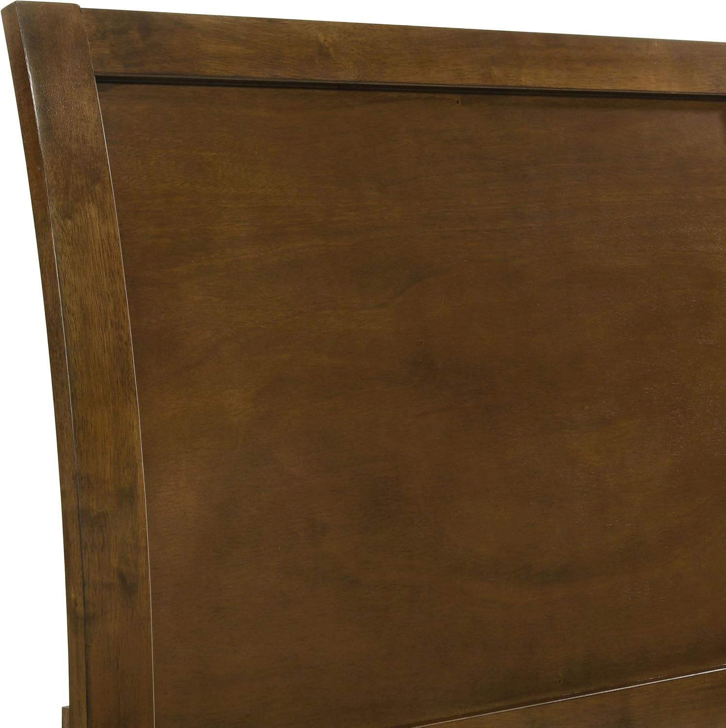 New Classic Furniture Ballard 4-Piece Wood King Bedroom Set with Nightstand, Walnut Brown