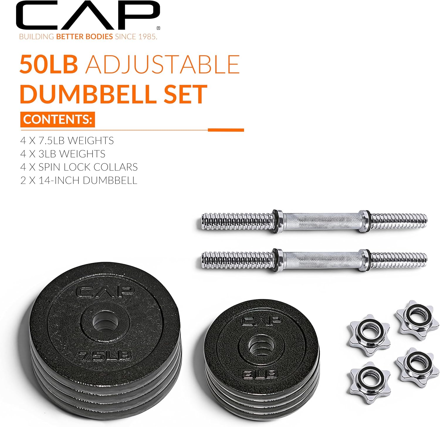 Cap Barbell Adjustable Dumbbell Weight Set | Multiple Options