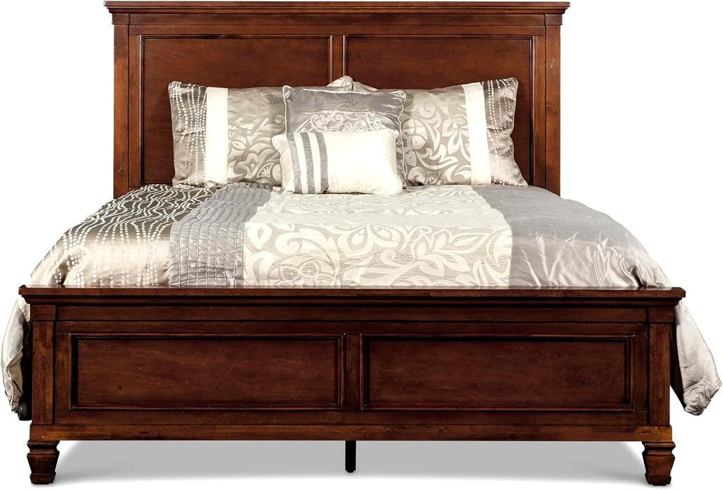New Classic Furniture Tamarack Wood Full Bed, Brown Cherry