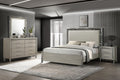 New Classic Furniture Lennox 4Pc Wood Queen Bedroom Set w Nightstand, Gray
