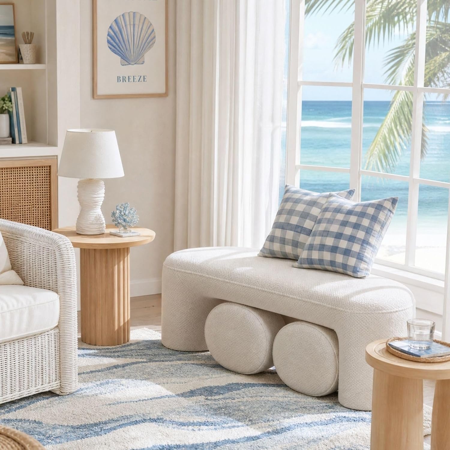 2653 Nesting Ottoman Bench Set
