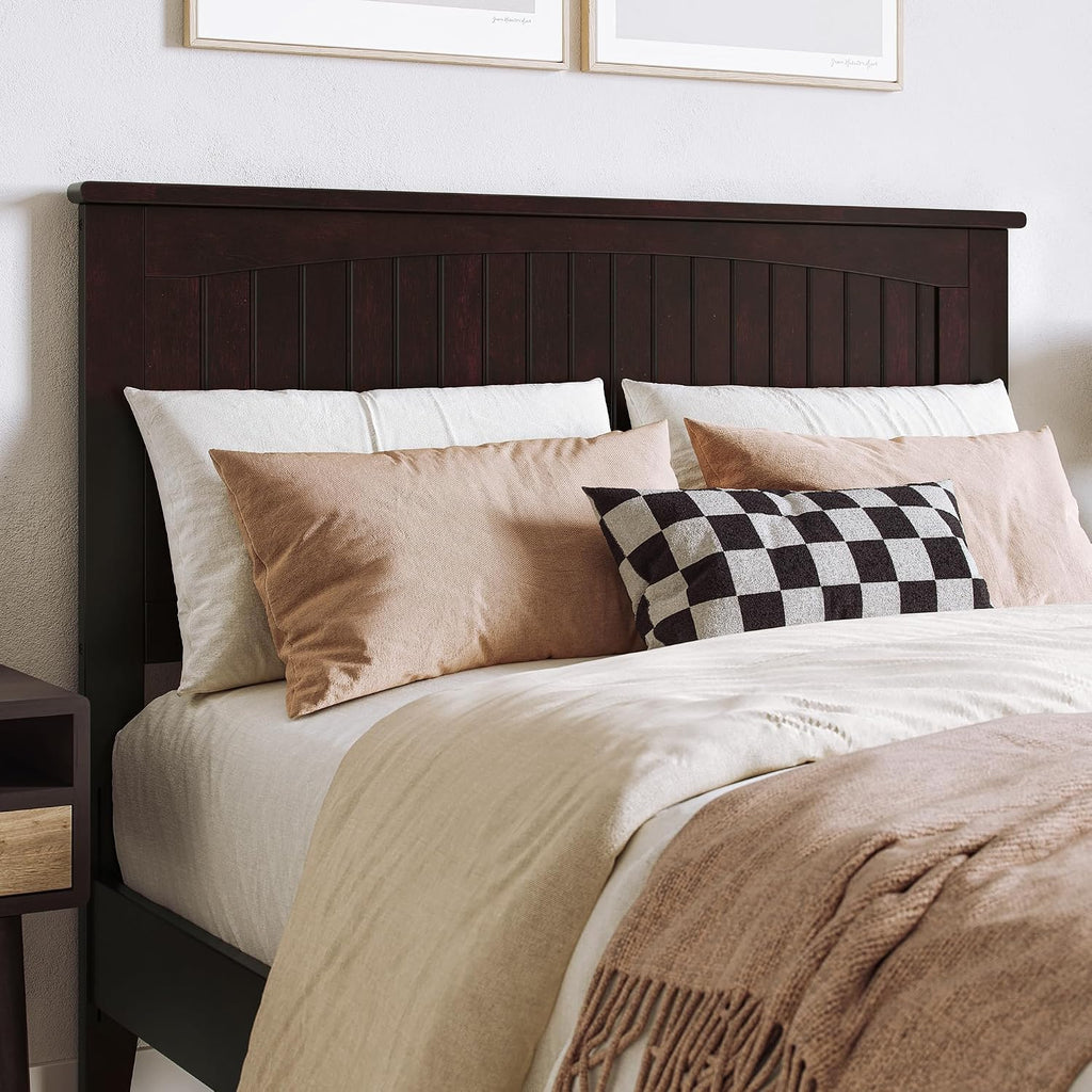 AFI, Nantucket Full Solid Wood Panel Headboard, Espresso