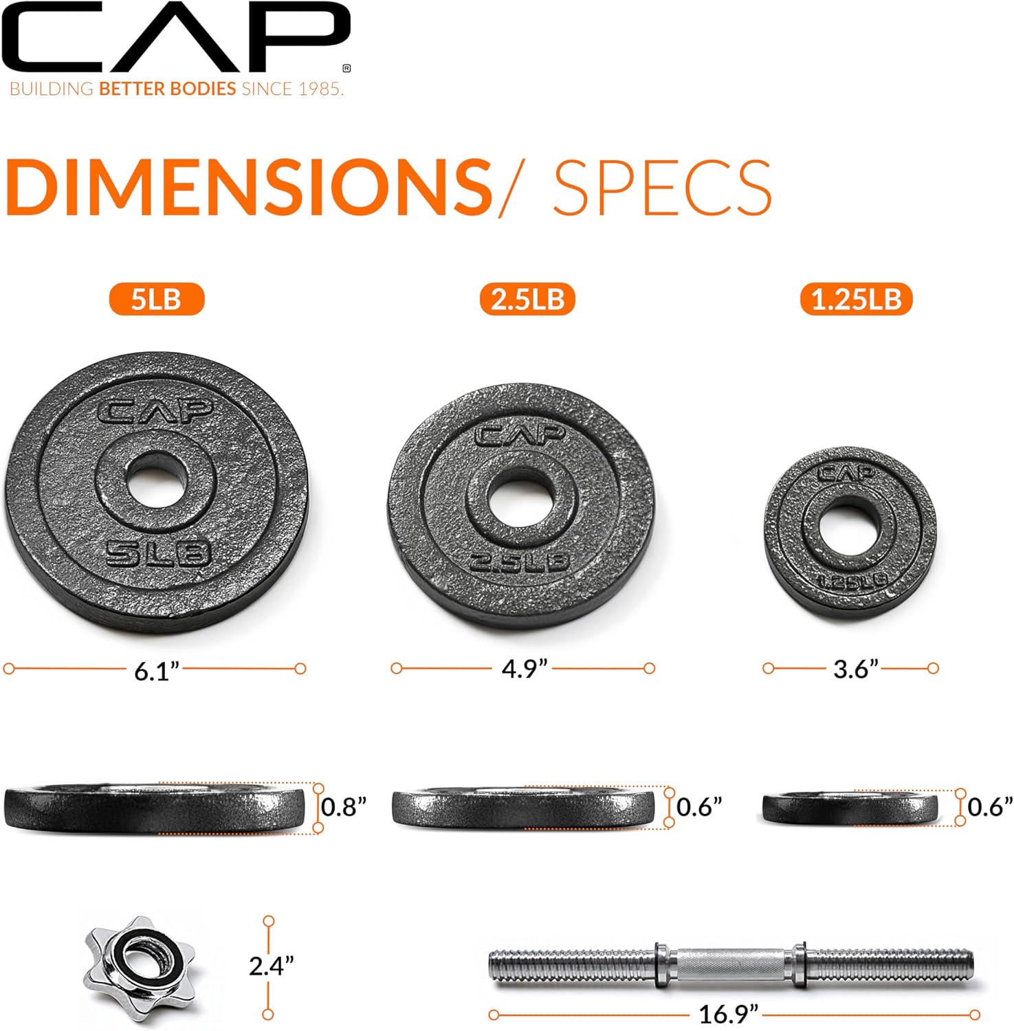 Cap Barbell Adjustable Dumbbell Weight Set | Multiple Options