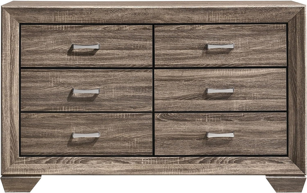 Washed Taupe 4-piece Eastern King Bedroom Set