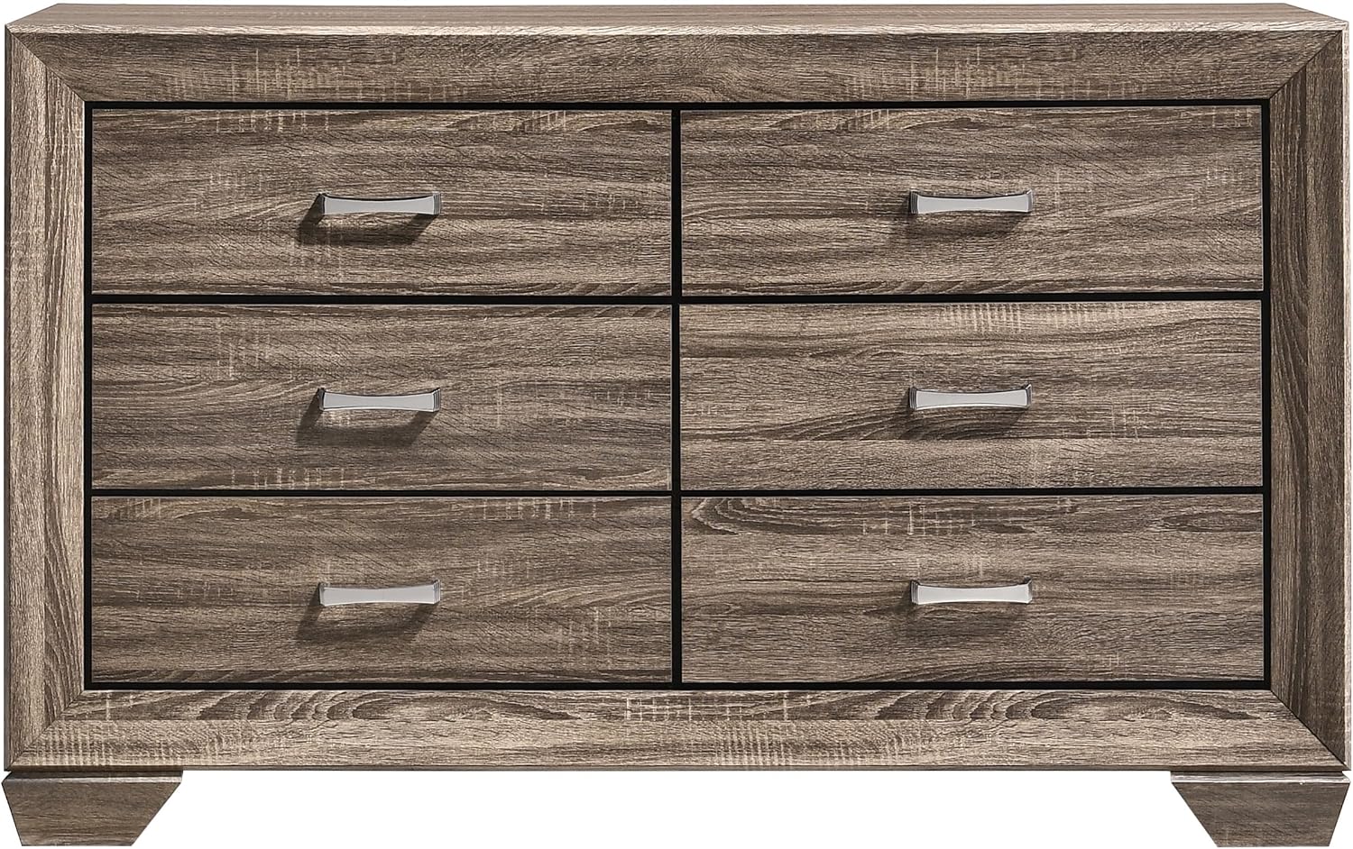 Washed Taupe 4-piece Eastern King Bedroom Set