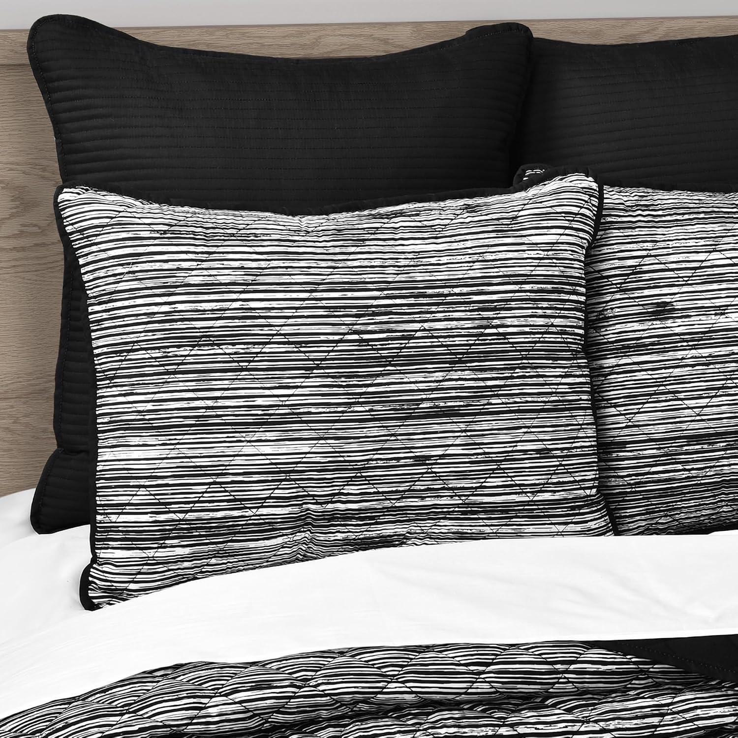 Royal Court Dalton - Black Twin/Twin XL 2PC. Quilt Set