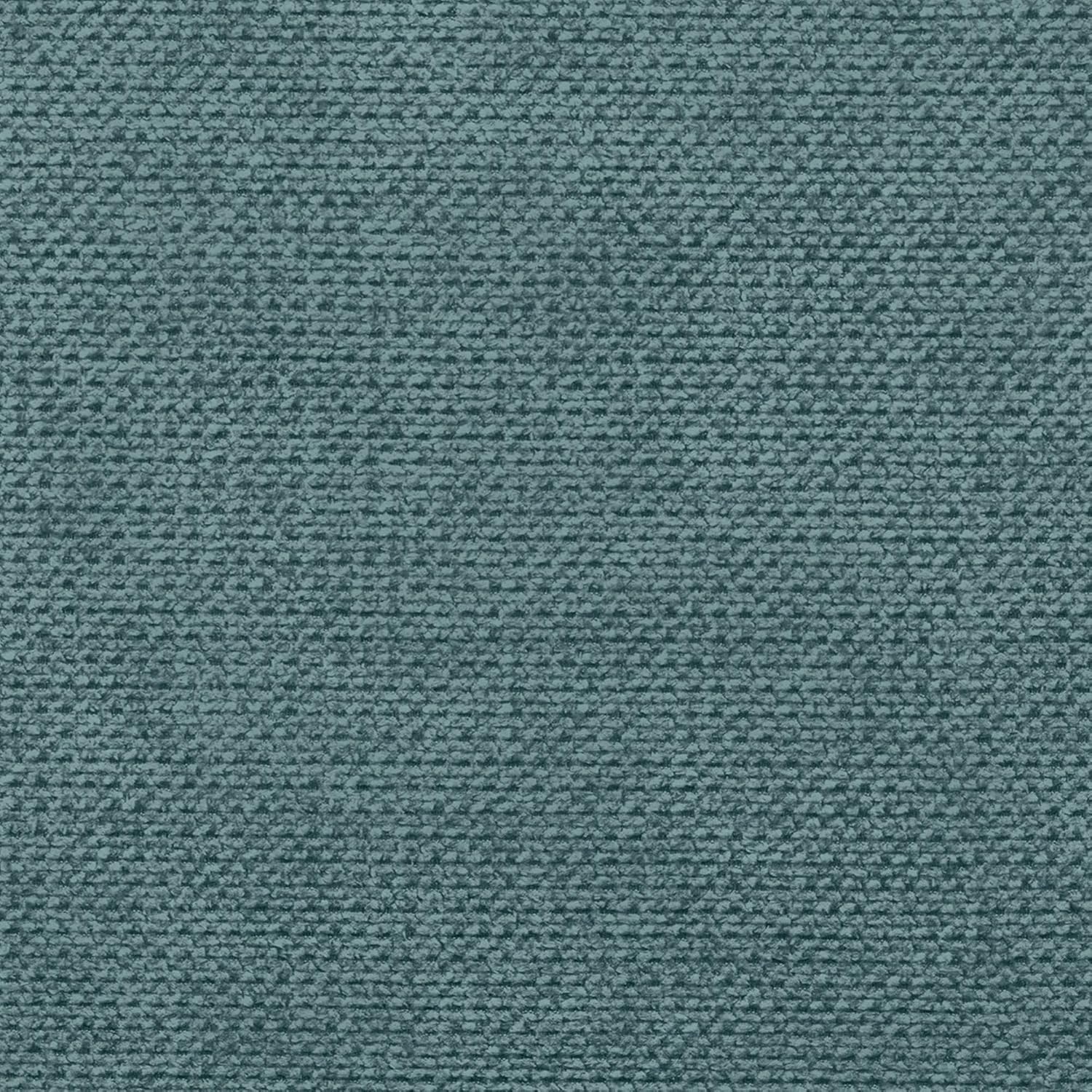 SIMPLIHOME Scott Ottoman Bench - 46 inch Wide Upholstered Linen Fabric Rectangle Ottoman in Smoky Teal, Contemporary Bench for Bedroom, Entryway or Living Room with Raised Sides and Cushioned Seat