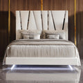 New Classic Furniture Europa Wood Queen Bed, White