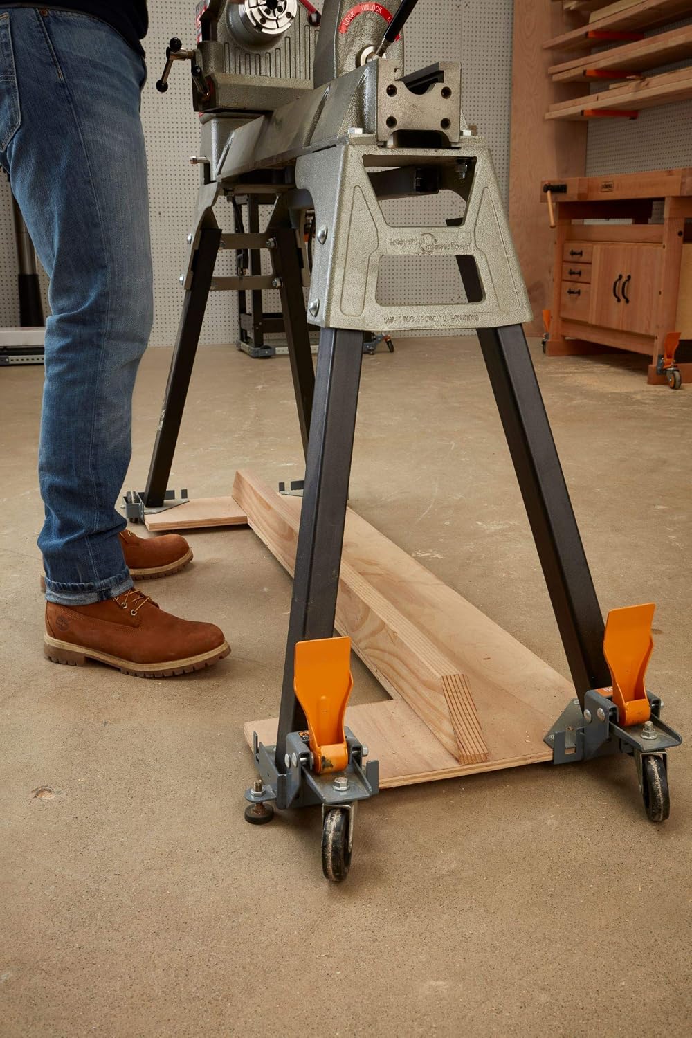 BORA Universal Mobile Base PM-1050 and Portamate Mobile Base Kit PM-1100 for Mobilizing Tools, Machines, Equipment