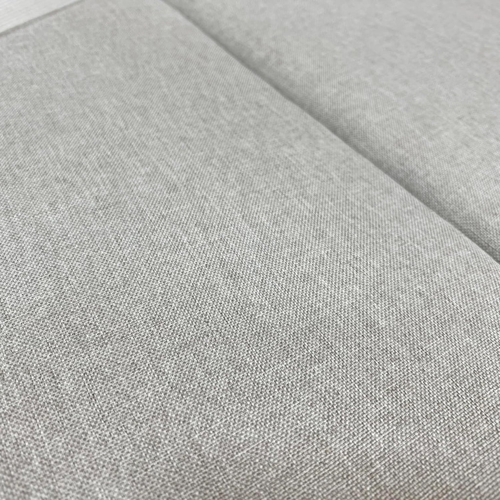 Roundhill Furniture Ennesley Gray Wood Upholstered Panel Bed, Full Size