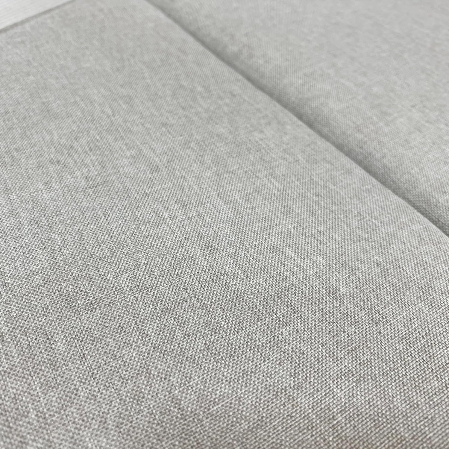 Roundhill Furniture Ennesley Gray Wood Upholstered Panel Bed, Full Size