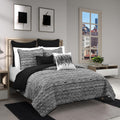 Royal Court Dalton - Black Twin/Twin XL 2PC. Quilt Set