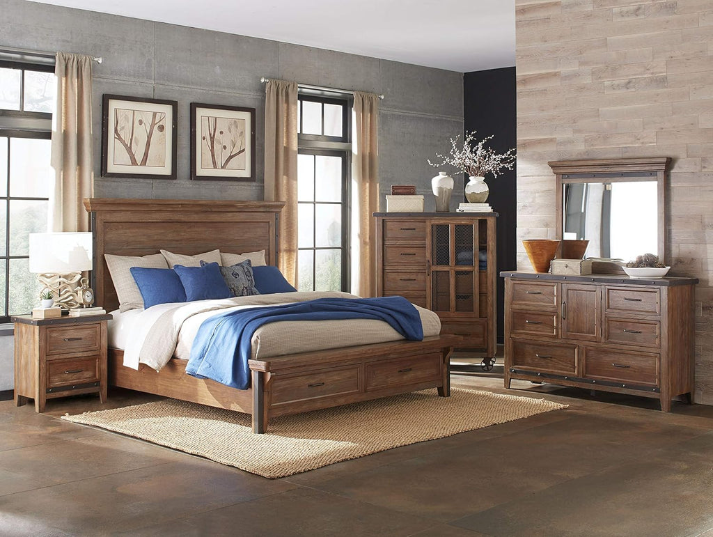 Intercon Taos King Size 4 Piece Storage Bedroom Set