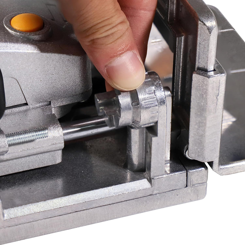 Steel Force BJ184 Wood Biscuit Plate Joiner 4' Brushless Cordless with 20V 5.0Ah Battery and Charger, 8mm 5/16' Dilling Bits, Up to 1-1/2' Drilling Depth