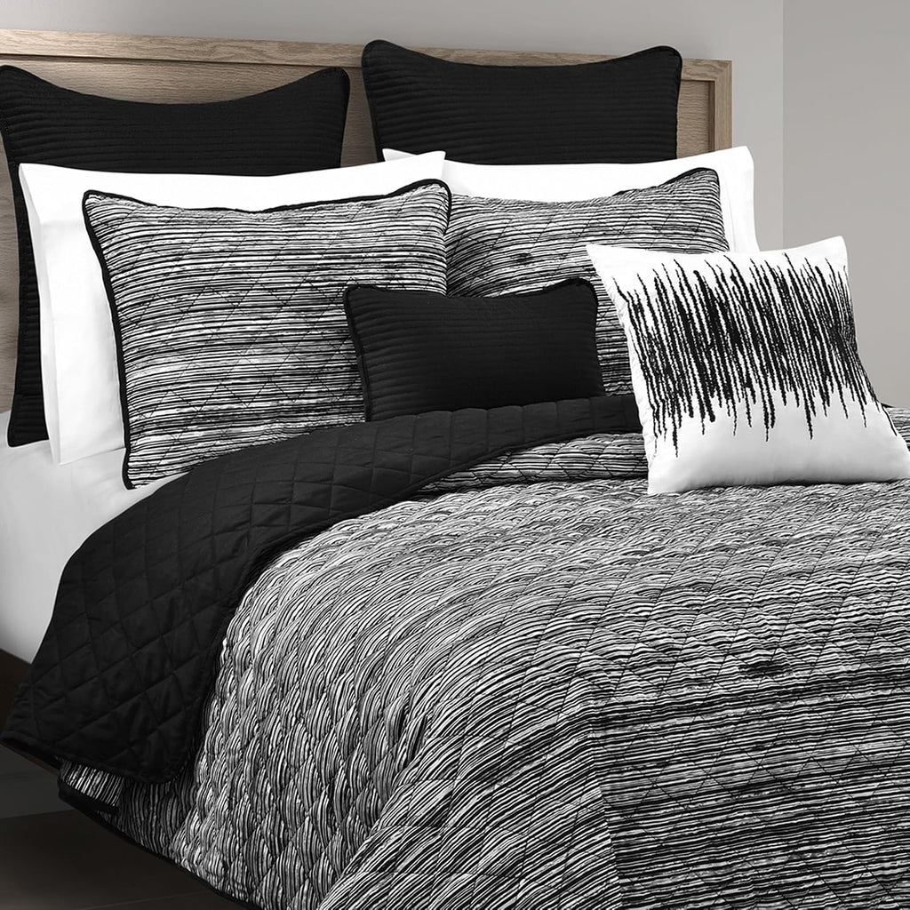 Royal Court Dalton - Black Twin/Twin XL 2PC. Quilt Set