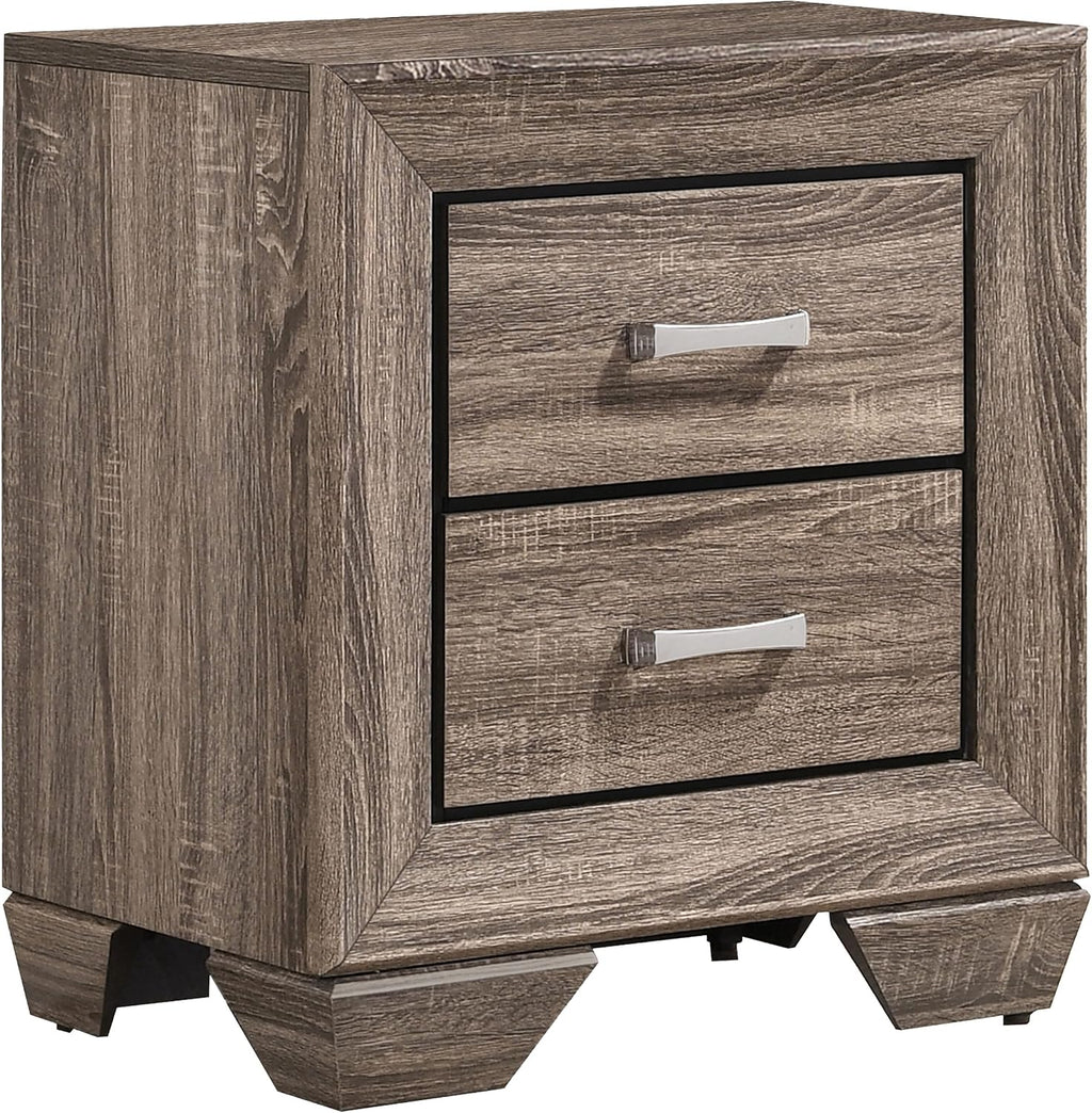 Washed Taupe 4-piece Eastern King Bedroom Set