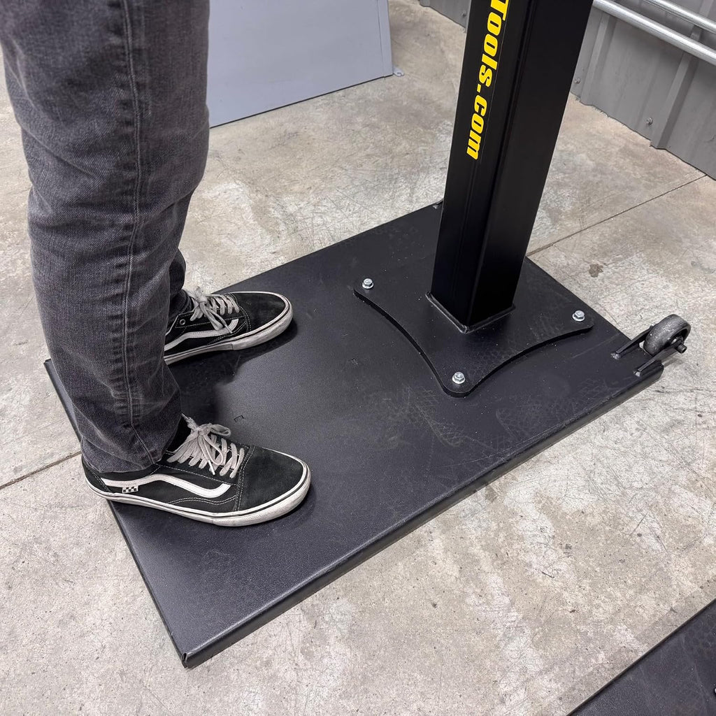 Trick-Tools Versa-Mount Adjustable Height Mobile Vise and Grinder Floor Stand, Made in the USA