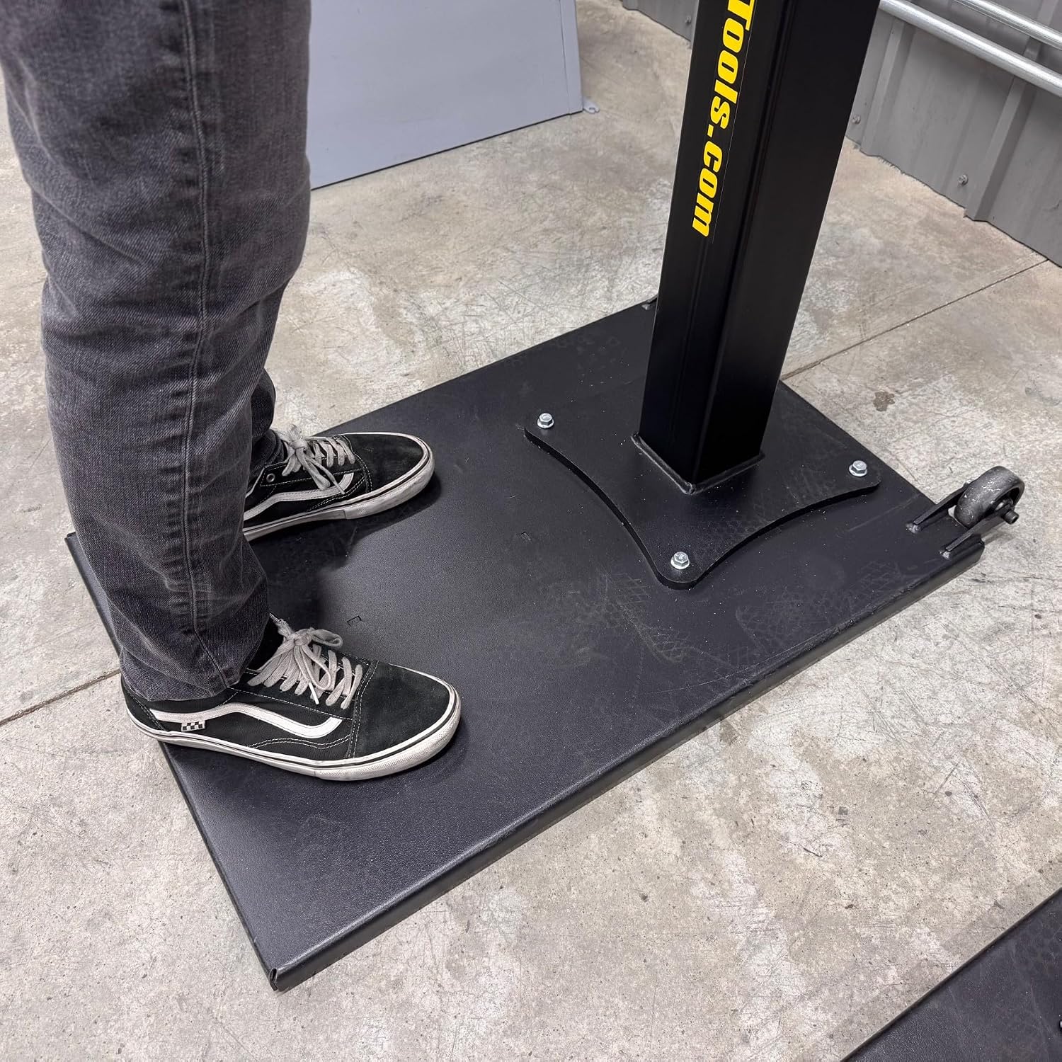 Trick-Tools Versa-Mount Adjustable Height Mobile Vise and Grinder Floor Stand, Made in the USA