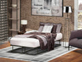 East West Furniture Dothan Traditional Metal Twin Bed Frame in Black