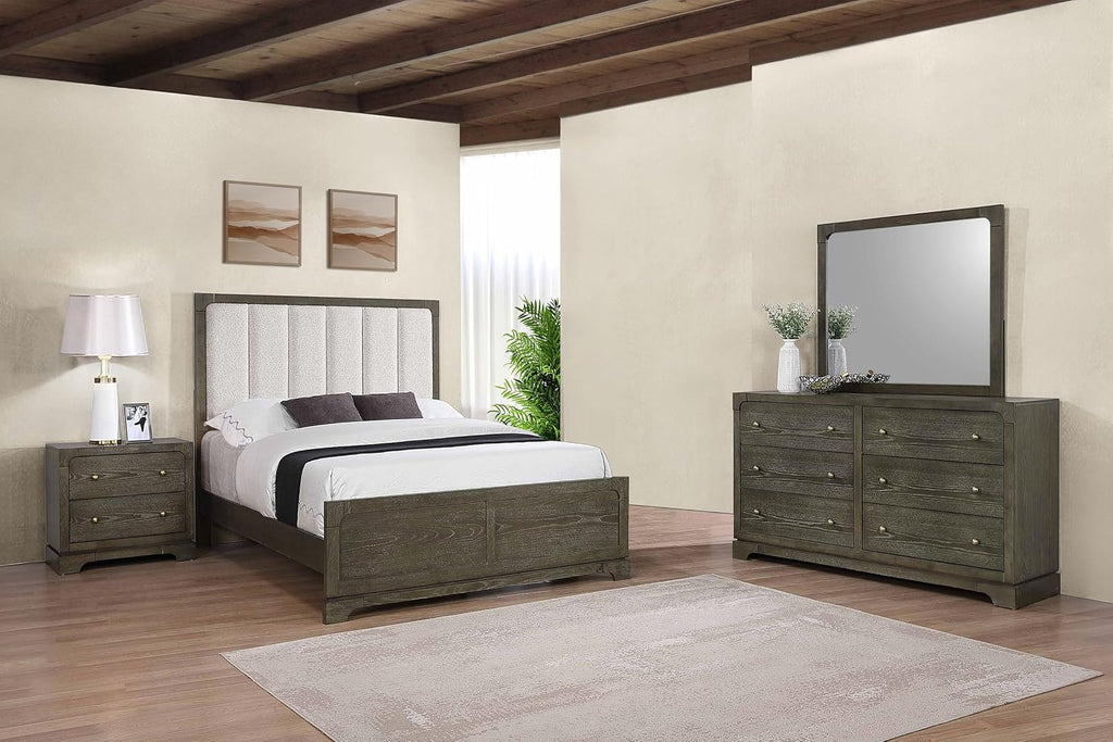 Coaster Home Furnishings Gran Park 4-Piece Eastern King Bedroom Set Dark Cocoa 224930KE-S4