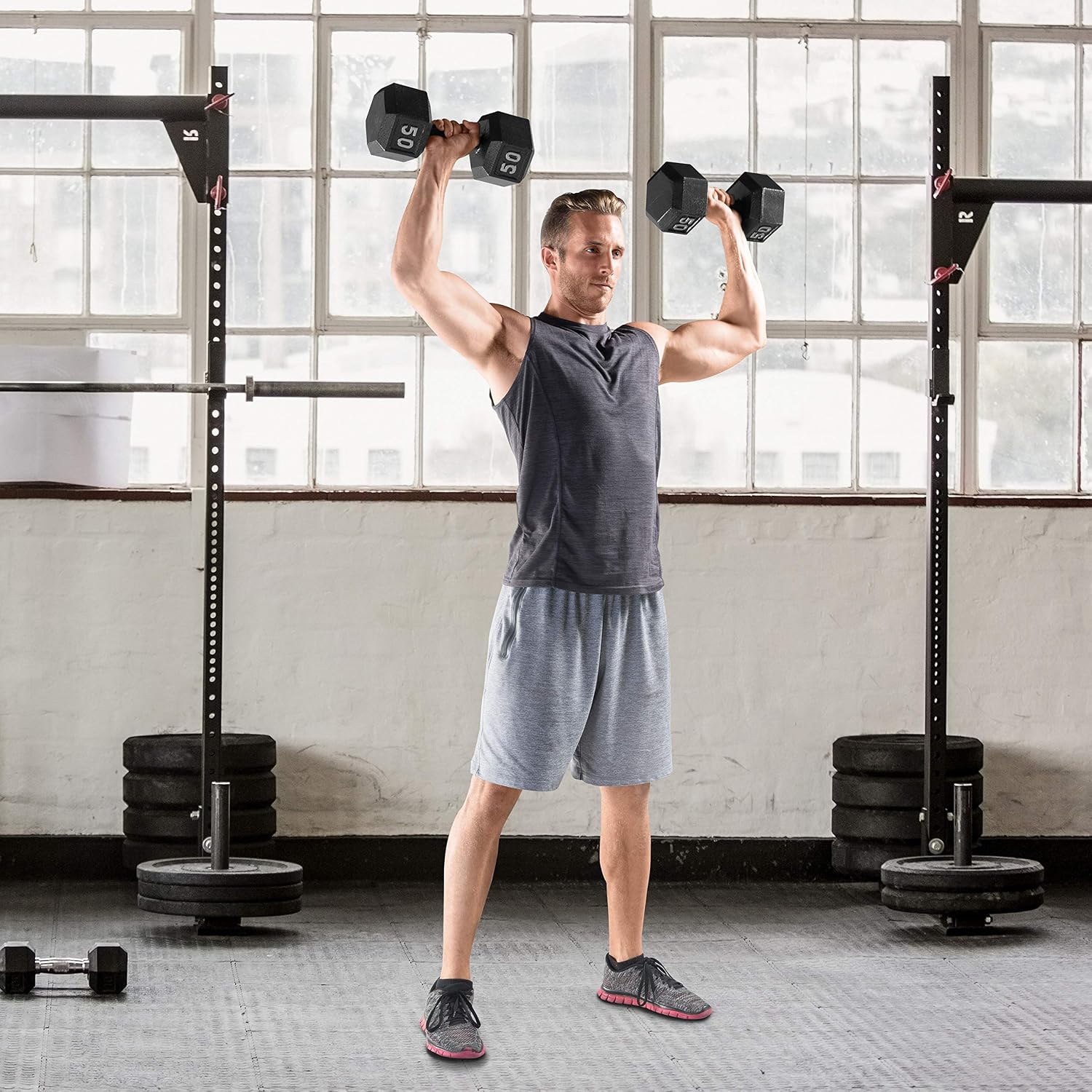 CAP Barbell Cast Iron Hex Dumbbell | Multiple Options