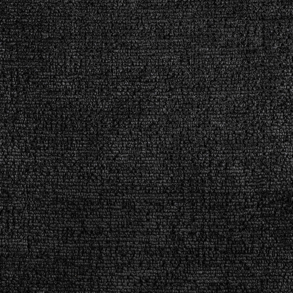 Meridian Furniture 22080Black Savoy Collection Art Deco Bench with Soft Black Velour Fur Fabric, Rich Natural Finish, Mix of Solid Wood & MDF, 60' W x 18.5' D x 18.5' H, Black